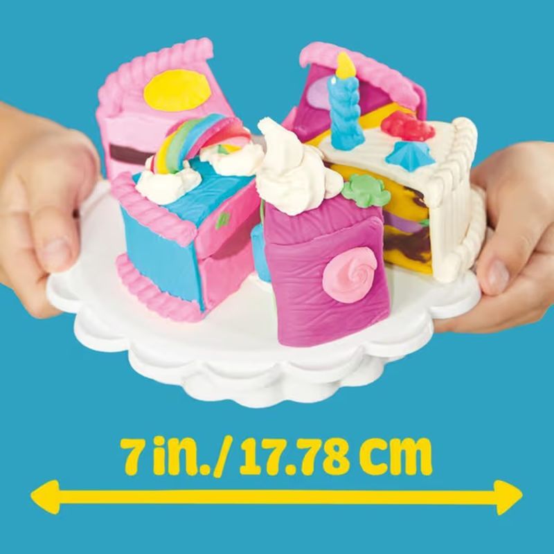 7. Play-Doh Super Slice Kuchen Spielküchenset 624g Mehrfarbiges Modellierknete-Spielset