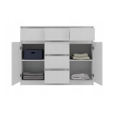 3. MALWA 2W6S SCHUBLADENKOMMODE WEISS