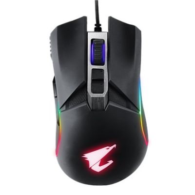 8. Gigabyte AORUS M5, Gaming-Maus, USB, optisch, bis zu 16000 DPI