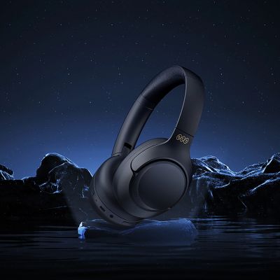 10. QCY H3 Over-Ear-Kopfhörer mit ANC, Bluetooth 5.4 und Hi-Res-Audio – Blau