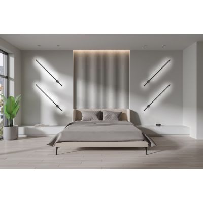 11. Activejet AJE-HILTON Schwarze NW LED-Wandleuchte