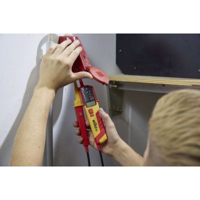 7. Wiha 45217 Spannungsprüfer Rot, Gelb