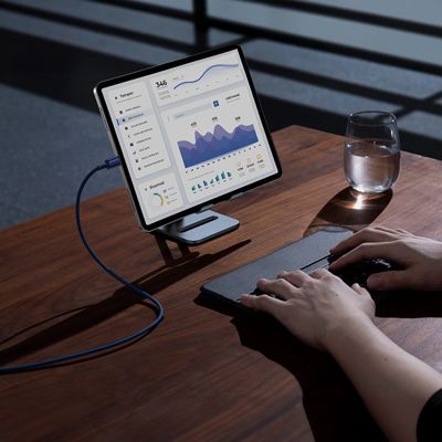 10. Baseus Tungsten Gold USB-C / USB-C 100W Kabel 2m - Marineblau