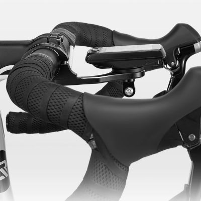 7. Rockbros FK-301 2-in-1 Lenkerhalterung für Fahrradcomputer/Navigationsgerät und Kamera/Beleuchtung – Schwarz