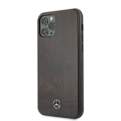 2. Mercedes MEHCN65VWOBR iPhone 11 Pro Max hard case brązowy/brown Wood Line Rosewood