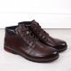 32. Rieker M RKR625 bequeme Lederstiefelette mit Wollfutter, braun