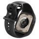 4. Spigen Liquid Air Pro Schutzhülle mit Armband + 9H-Hartglas für Apple Watch Ultra 49 mm – Schwarz