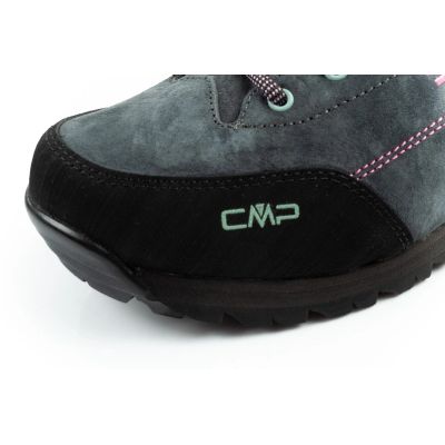 6. CMP Alcor Damen-Trekkingschuhe, Leder, strapazierfähig, wasserdicht, knöchelhoch, grau