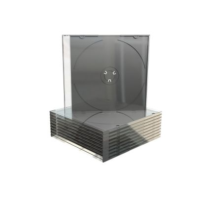 MediaRange BOX21 CD-Hüllen Jewel Case 1 Disc Schwarz, Transparent
