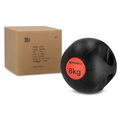 6. Gripi Medizinball Spokey 8kg 929866