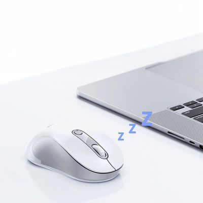 10. Baseus F02 Kabellose ergonomische Bluetooth-Maus – Weiß