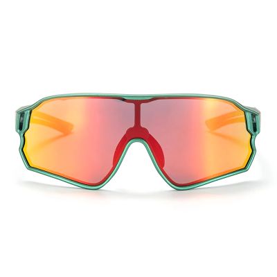 2. Rockbros 14110009002 polarisierte Fahrradbrille für Kinder von 8-14 Jahren - grün