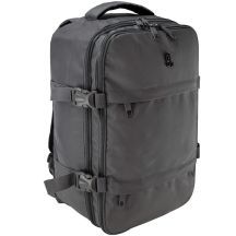 Grauer Flugzeugrucksack mit Laptopfach SEMI LINE
