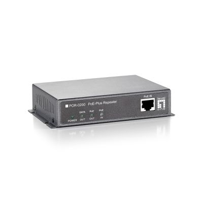 LevelOne PoE+ 1xPoE 100Mbps Grausignalverstärker