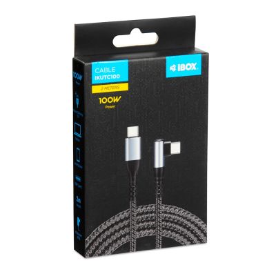 7. IBOX-KABEL IKUTC100 USB-C PD100W 2M