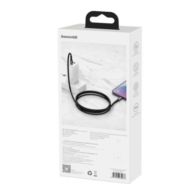 6. Baseus CATWJ-01 USB-C – USB-C PD QC-Kabel 100 W 5 A 1 m – schwarz