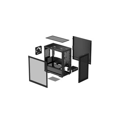 9. Deepcool CH370 Gehäuse Schwarz (R-CH370-BKNAM1-G-1)