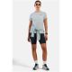 Damen-T-Shirt mit kurzen Ärmeln ODLO T-shirt crew neck s/s COTTON BLEND UNLIMITED, blau
