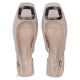 5. Lederpumps mit Blockriemen, beige, Filippo DP6183