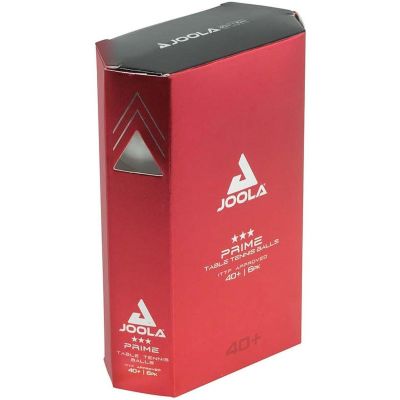 10. JOOLA PRIME Tischtennisbälle, 6 Stück, weiß