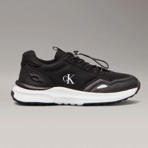 Calvin Klein Damen-Sneaker, niedrig geschnitten, Schnürschuhe, V3X9-83010-1464999, Schwarz