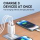9. Wozinsky CWCUCW 30W USB-C / 2 x USB-A Wandladegerät - Weiß