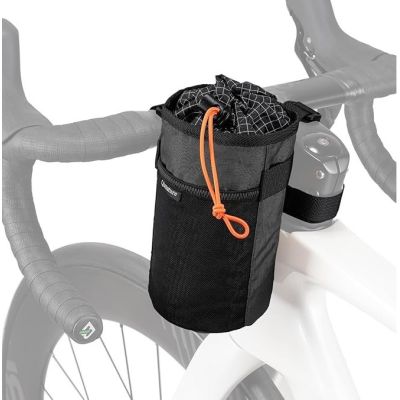 Qunature Thermotasche für 1-l-Fahrradflasche, schwarz
