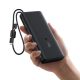 3. Baseus EnerFill FC41 20000mAh 100W Powerbank mit Digitalanzeige und integriertem Dual-USB-C-Kabel – Schwarz