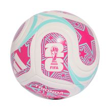 adidas World Cup 26 Trionda Club Fußball weiß, pink und blau JD8054