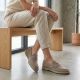 5. Damen-Wildledermokassins in Beige Vinceza 62273