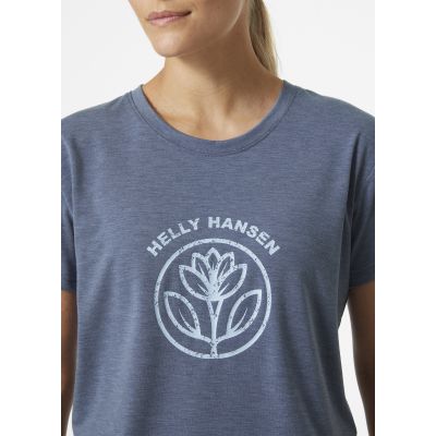 9. Helly Hansen Skog Recyceltes Grafik-T-Shirt W 63083 585