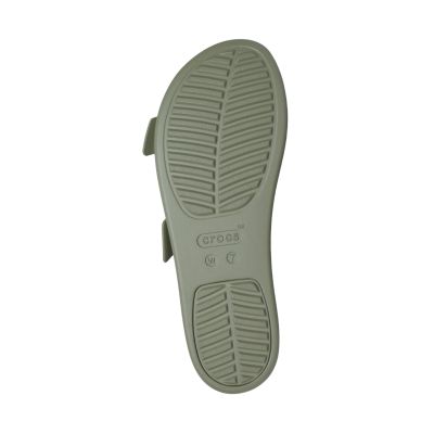 5. Crocs Brooklyn Buckle Low Damen-Sandalen Grün 211215 3BX