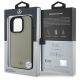 8. Mercedes MB MagSafe-Hülle aus strukturiertem und glattem Leder für iPhone 16 Pro Max – Beige