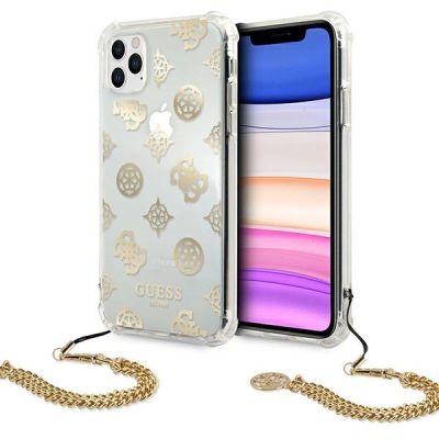 Guess Peony Chain Collection iPhone 11 Pro Hülle - Gold