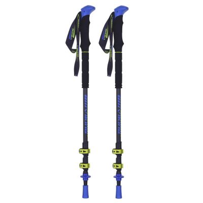 4. Viking Carbo Lite Trekkingstöcke Schwarz/Limette
