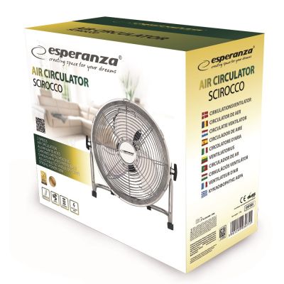 3. Esperanza Scirocco EHF005 Standventilator (silber)
