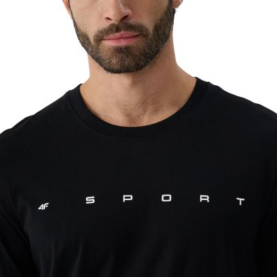 4. Herren-T-Shirt 4F M3575 Tiefschwarz 4FWAW26TTSHM3575 20S