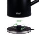 7. Ideal Wasserkocher 1,7 l, Edelstahlgehäuse, Leistung 1500 W, Schwarz
