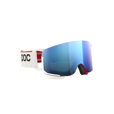 2. POC Nexal Mid Skibrille Weiß/Rot