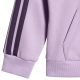 7. adidas Essentials Joggers 3-Streifen Hoodie Trainingsanzug Lila JV9856