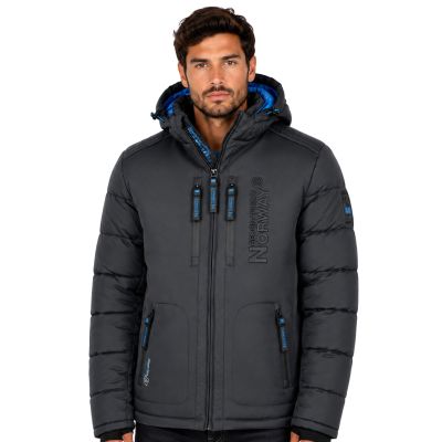 Herrenjacke Geographical Norway BEACHWOOD DGREY-BLUE DB MEN 068 BS4 (WU6633H/GN-DARK GREY)