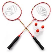 ROX 2000 Badminton Set in rot