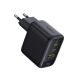 2. Baseus EnerFill FE22 70W Wandladegerät 2 x USB-C + USB-A - Schwarz