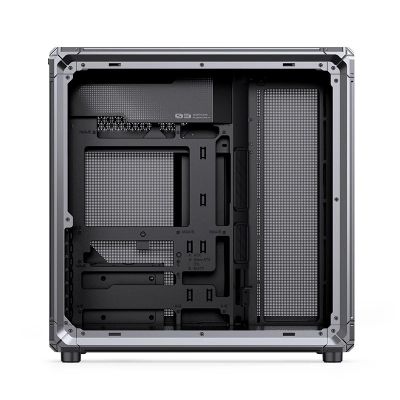 41. Jonsbo X400 PC-Gehäuse, Midi-Tower, ATX, gehärtetes Glas – grau