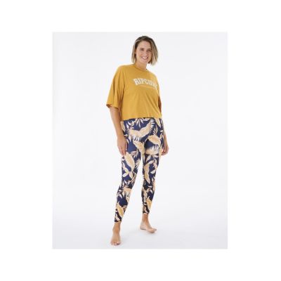 13. T-Shirt RIP CURL Seacell Crop Heritage Tee gelb