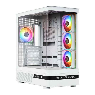 MODECOM VOLCANO AQ 200 ARGB MIDI-HÜLLE WEISS