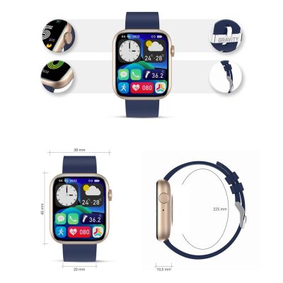 7. Gravity GT3-4 Damen-Smartwatch