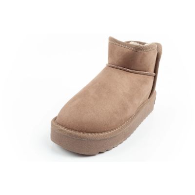 3. D.Franklin Damen Winter Schneestiefel Modische Fell gefütterte Braune Stiefeletten