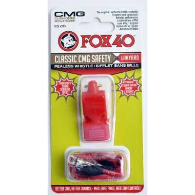 Fox 40 CMG Classic Sicherheitspfeife + Lanyard 9603-0108 Rot