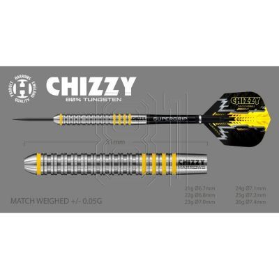 4. Harrows Chizzy Darts 80 % Softip HS-TNK-000013871